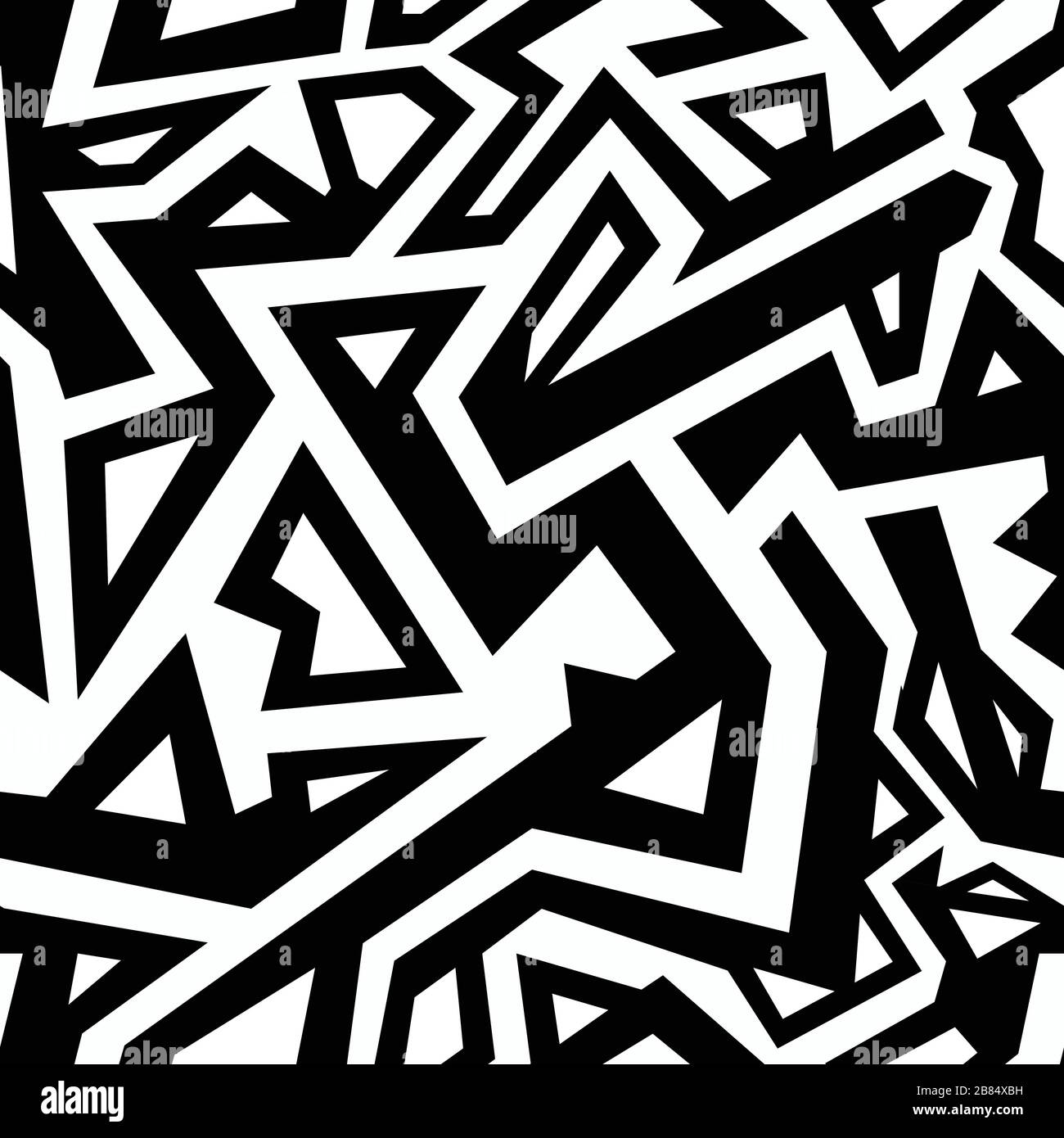 monochrome aztec seamless pattern Stock Vector Image & Art - Alamy