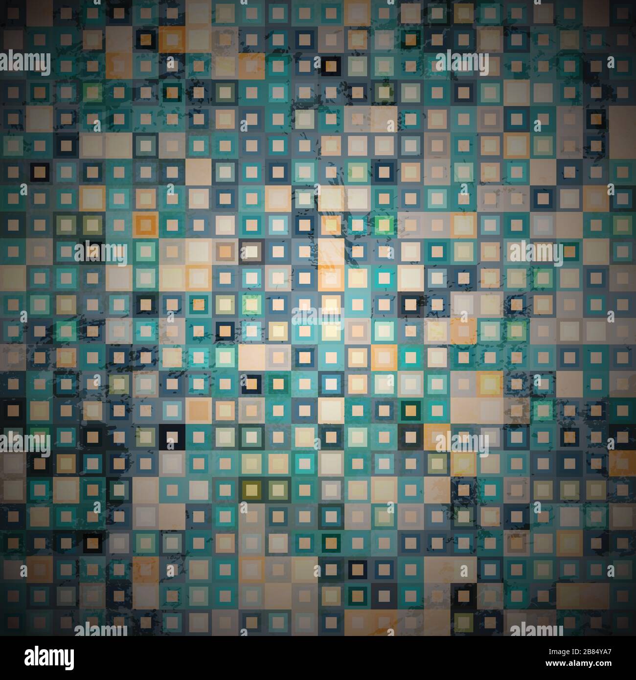 grunge tile seamless pattern Stock Vector