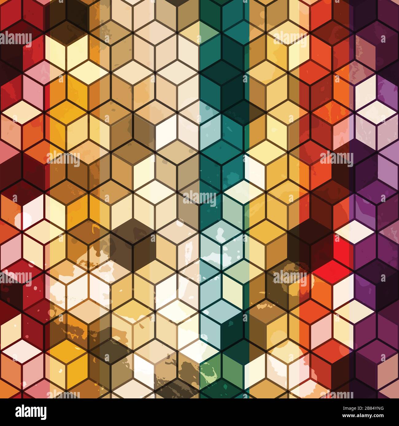 Cube street Stock Vector Images - Alamy