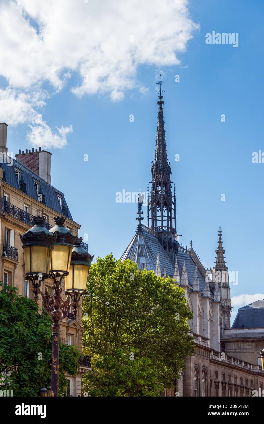Sainte Chapelle in Paris, France Stock Photo