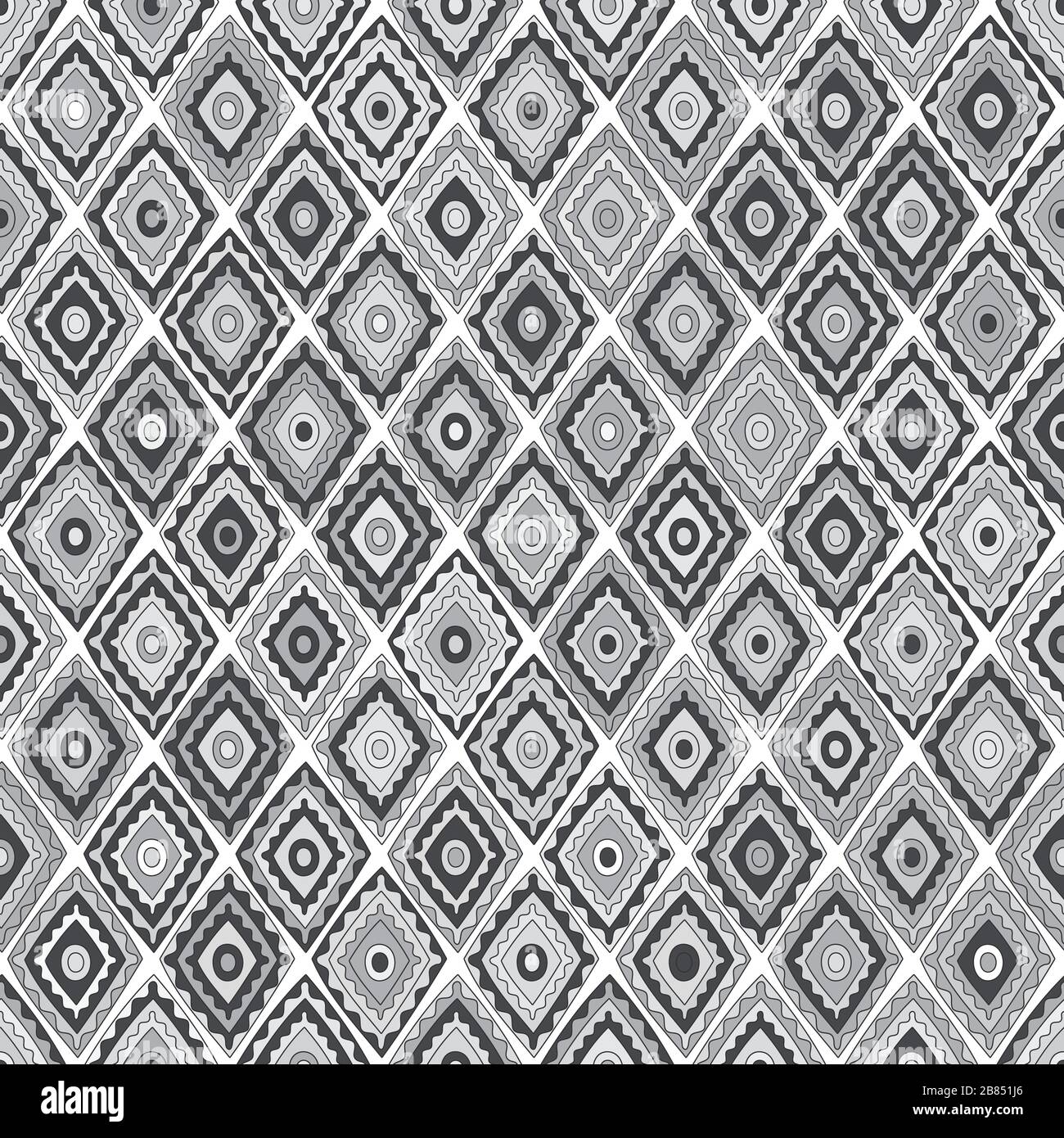 monochrome vintage seamless Stock Vector