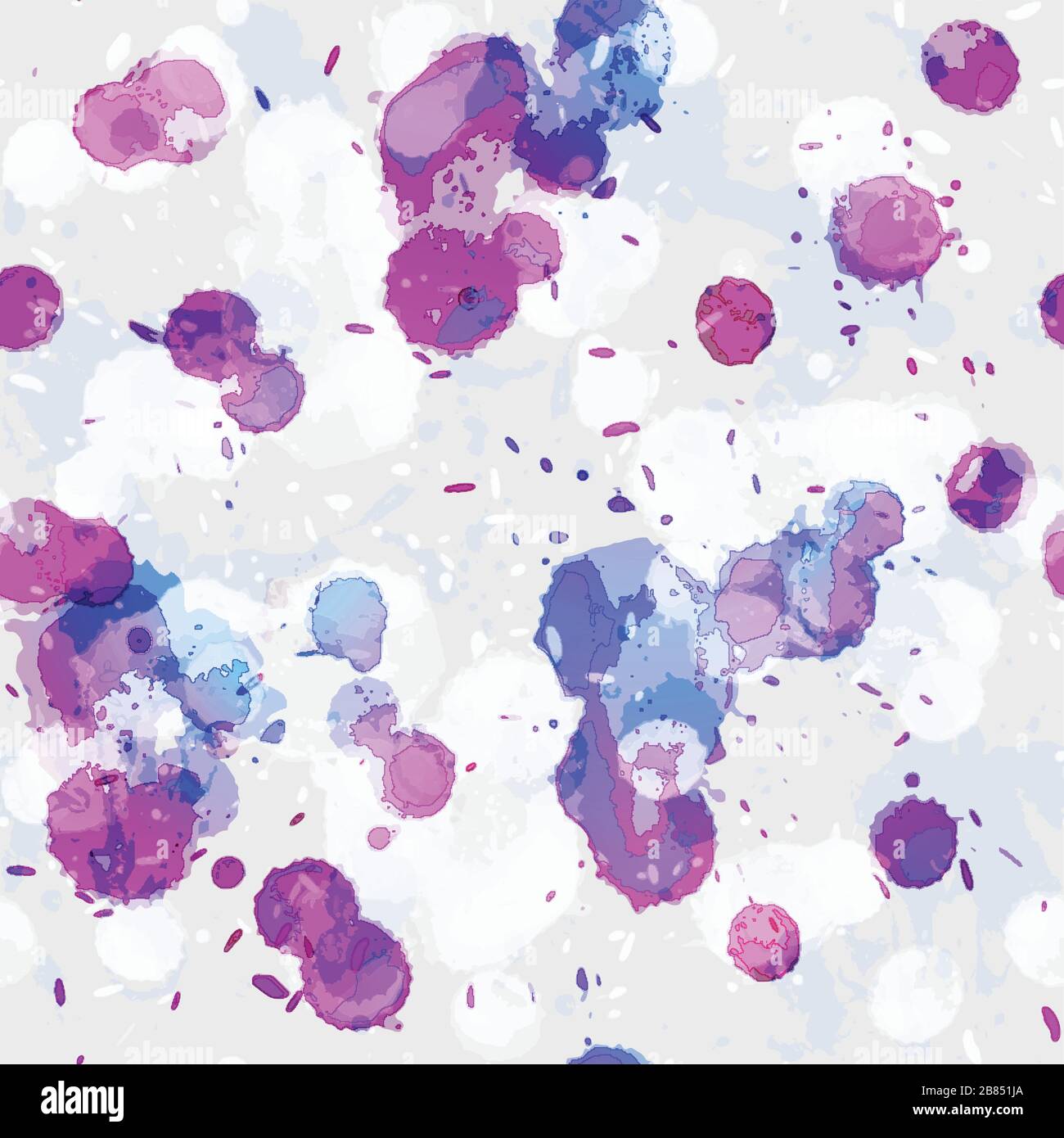 purple color brush strokes seamless pattern Stock Vector