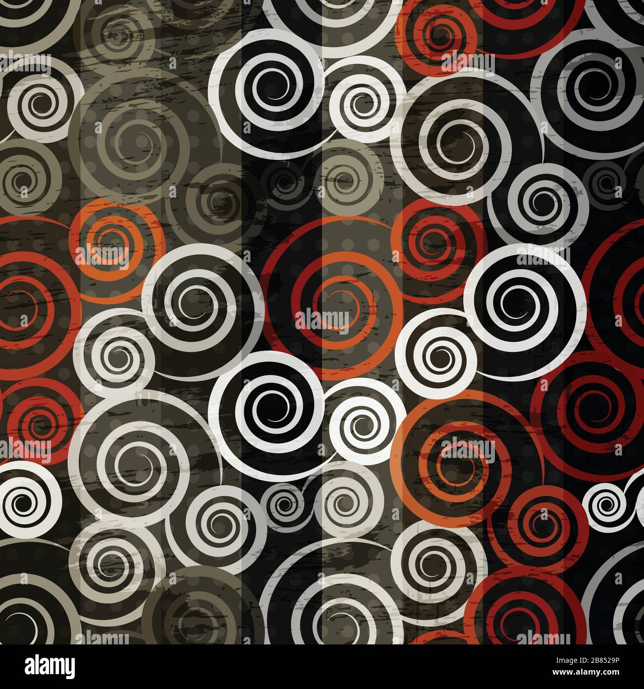 retro spiral seamless Stock Vector
