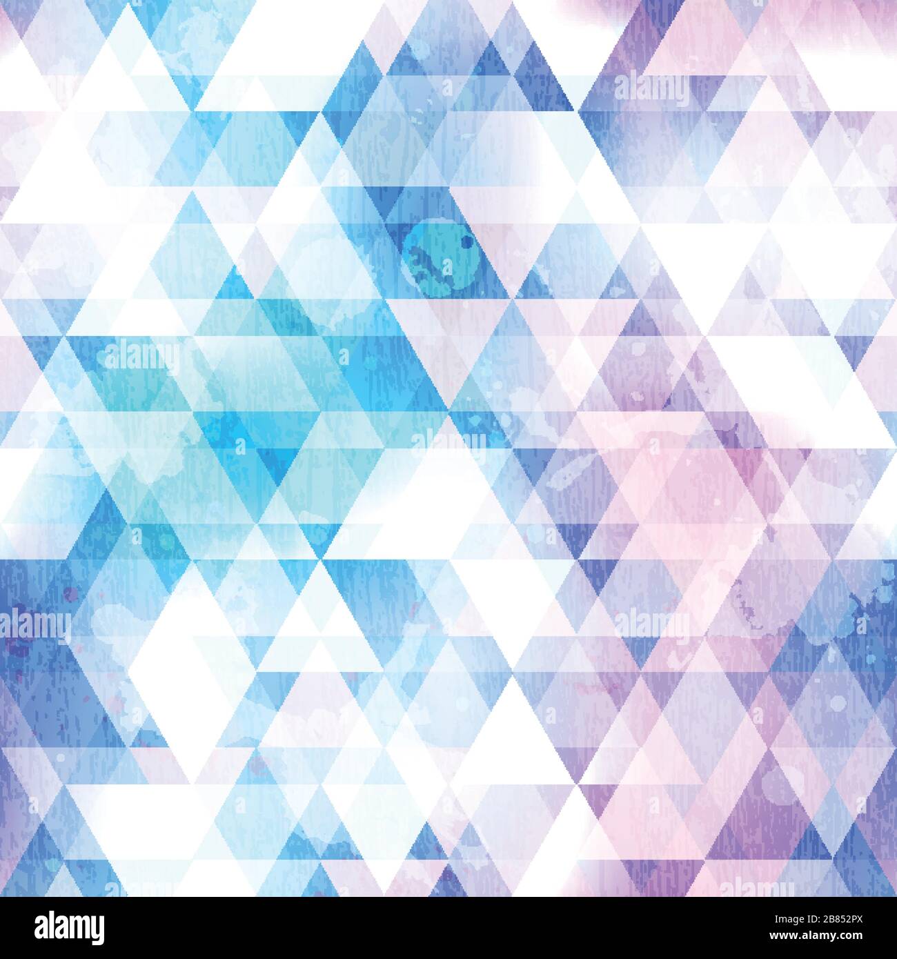 sky blue triangle seamless texture with grunge effect Stock Vector ...