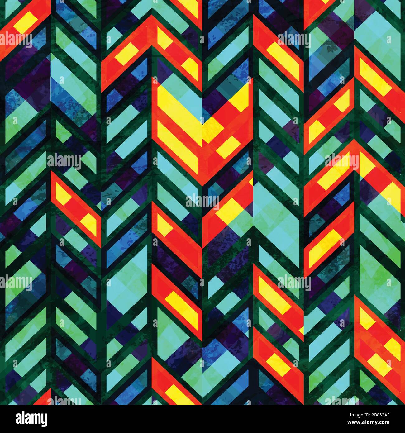 bright fantastic seamkess pattern Stock Vector