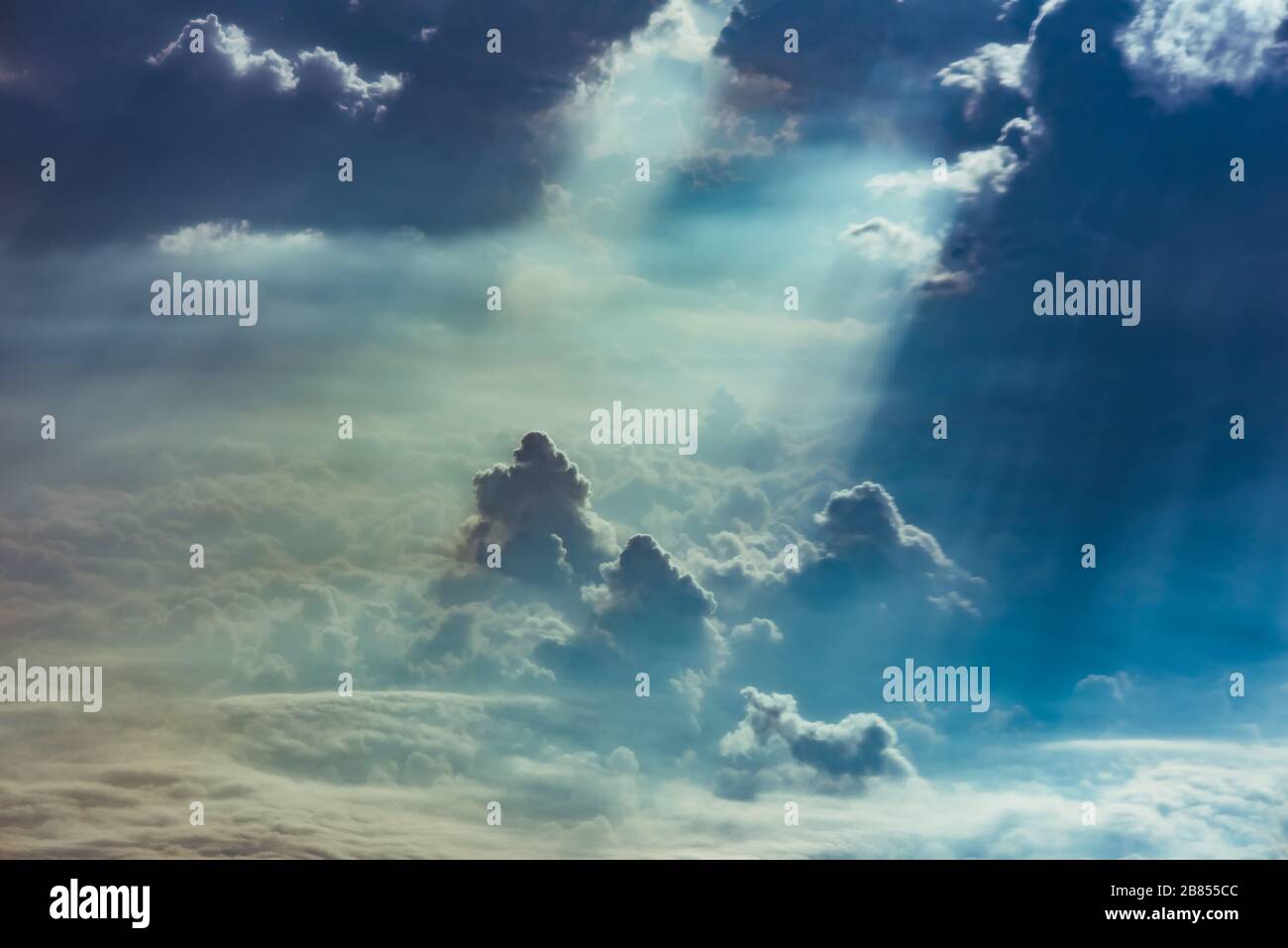 cloud and sky view from the window of an airplane Stock Photo - Alamy