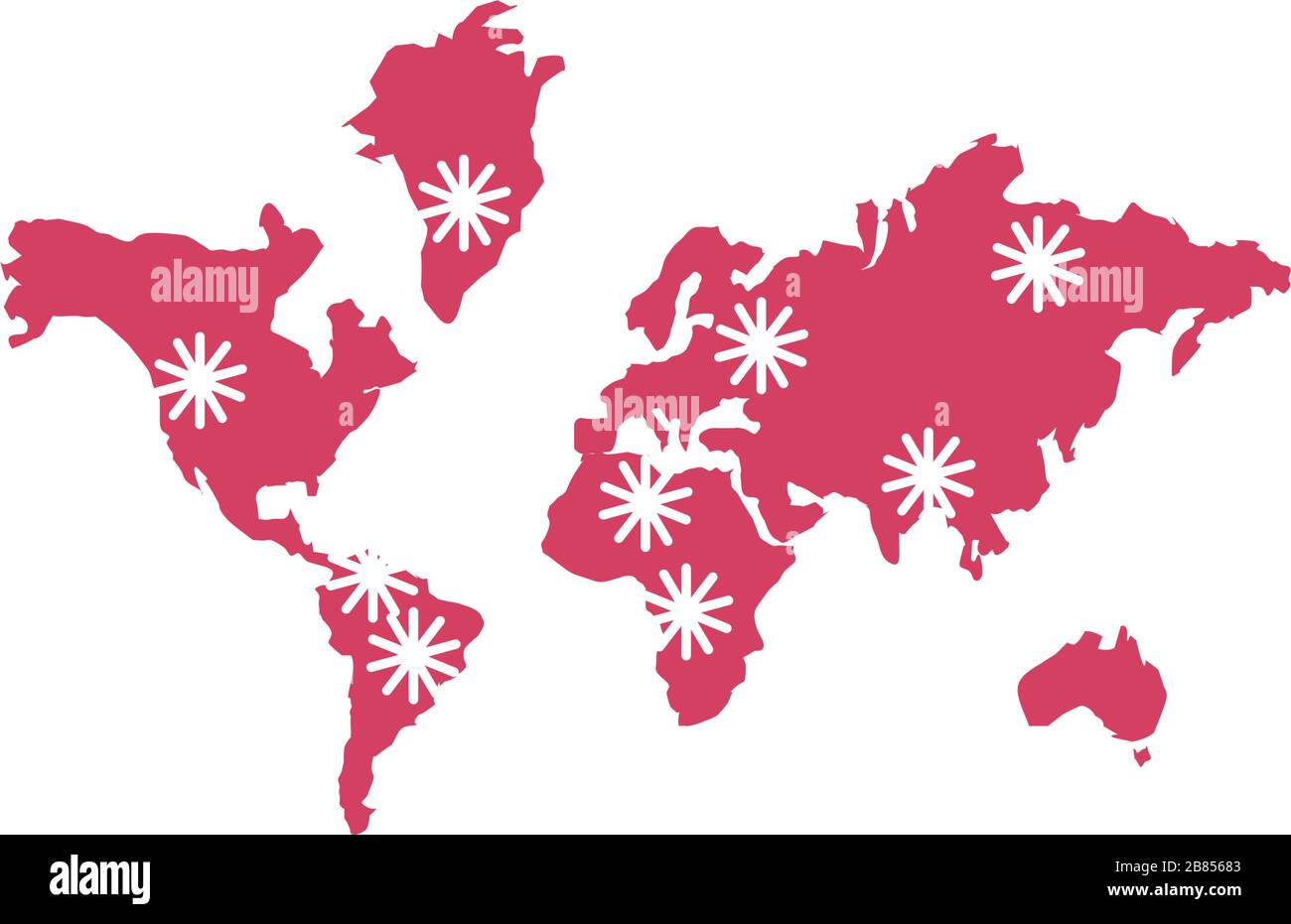 World Map With Location Pin With Covid 19 Virus Icon Over White Background Line Style Vector Illustration Stock Vector Image Art Alamy World Map With Location Pin With Covid 19 Virus Icon Over White Background Line Style Vector Illustration Stock Vector Image Art Alamy