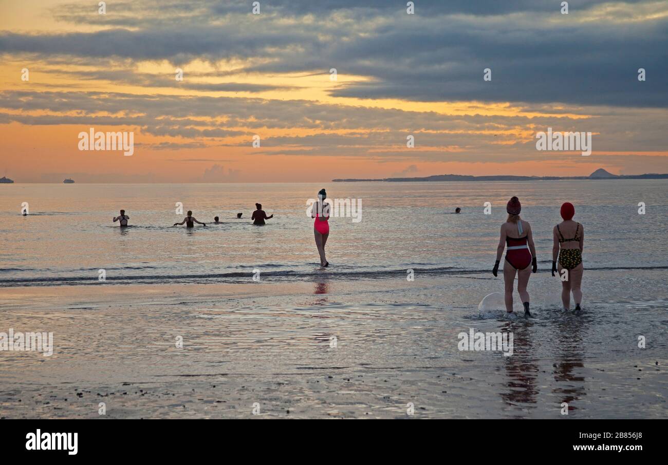 Portobello beach summer swim hires stock photography and images Alamy