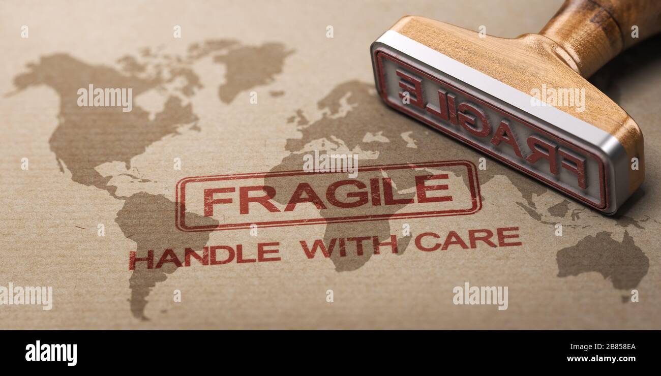 Handle With Care Stamp High Resolution Stock Photography And Images Alamy