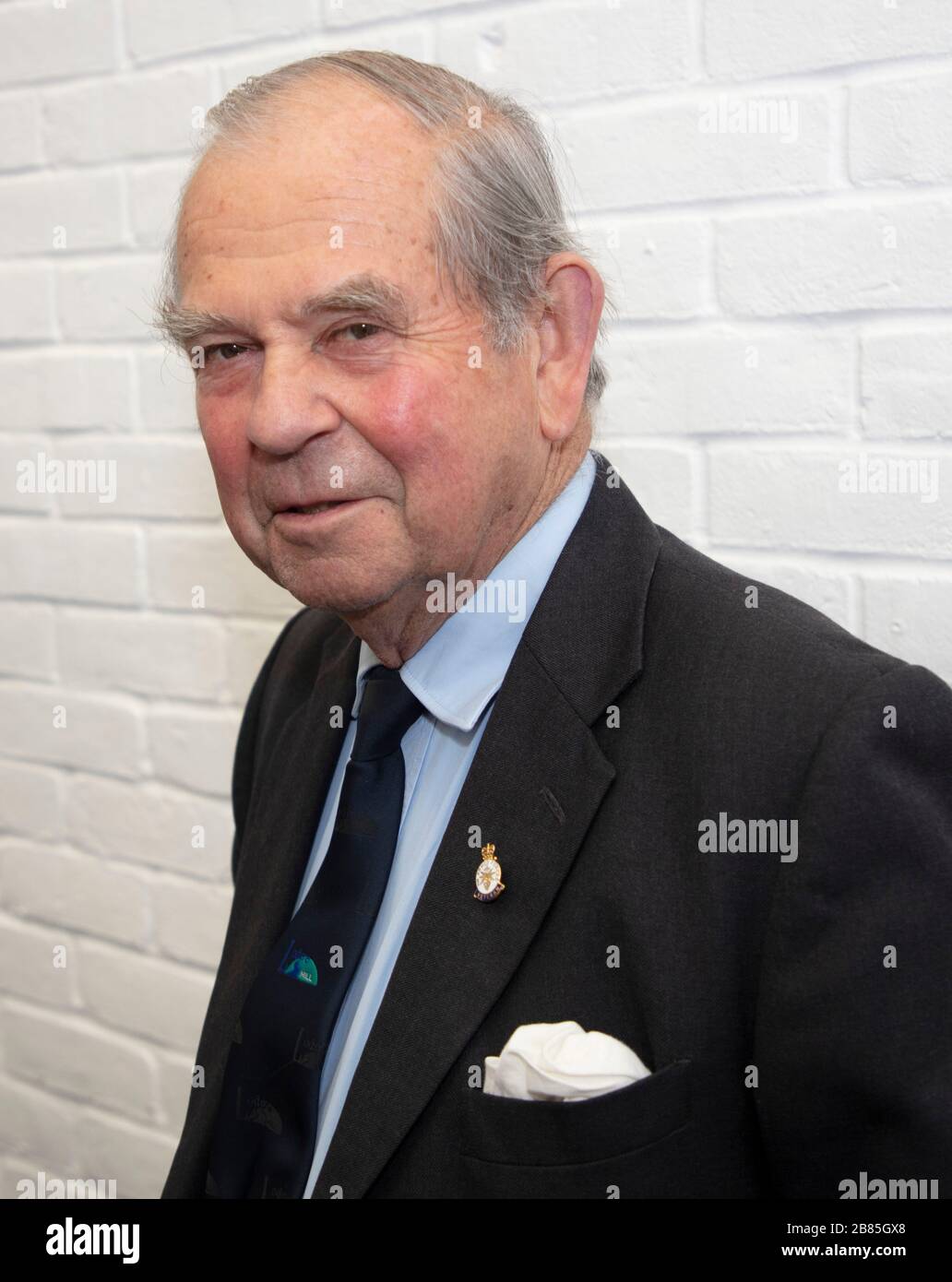 Sir Brian Barttelot At a charity event Stock Photo