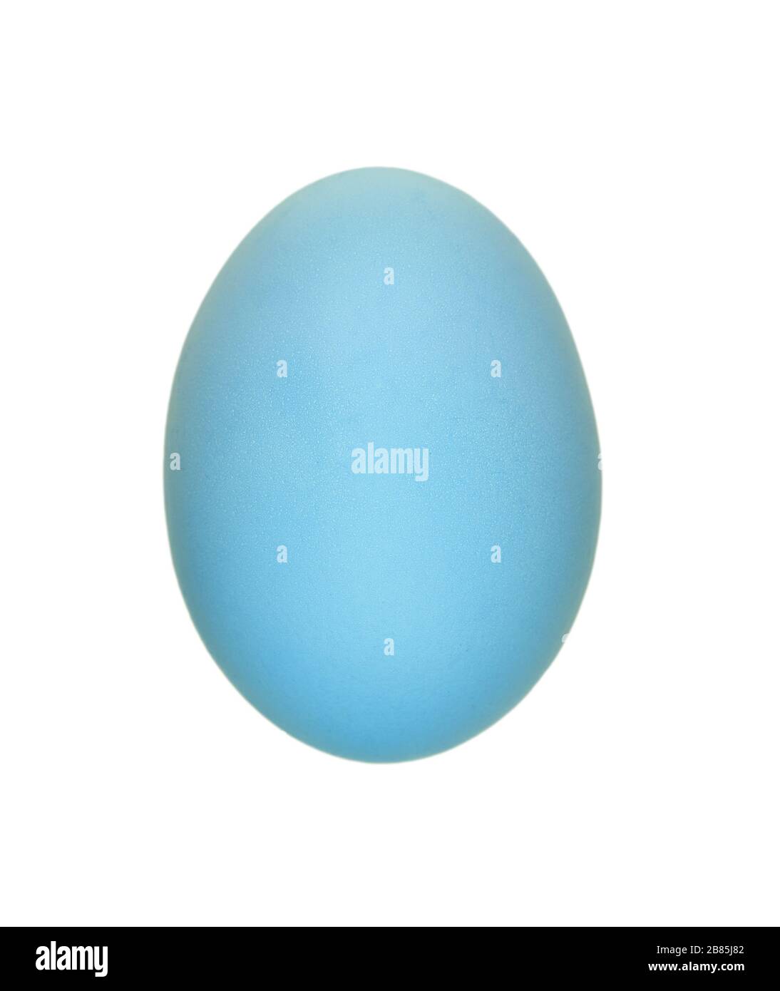Blue Chicken Egg isolated on white background. Easter egg Stock Photo ...