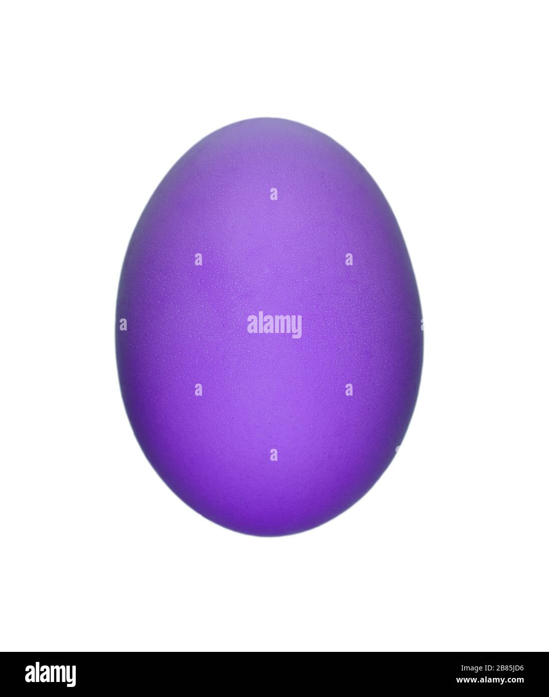 Purple Chicken Egg isolated on white background. Easter egg Stock Photo ...