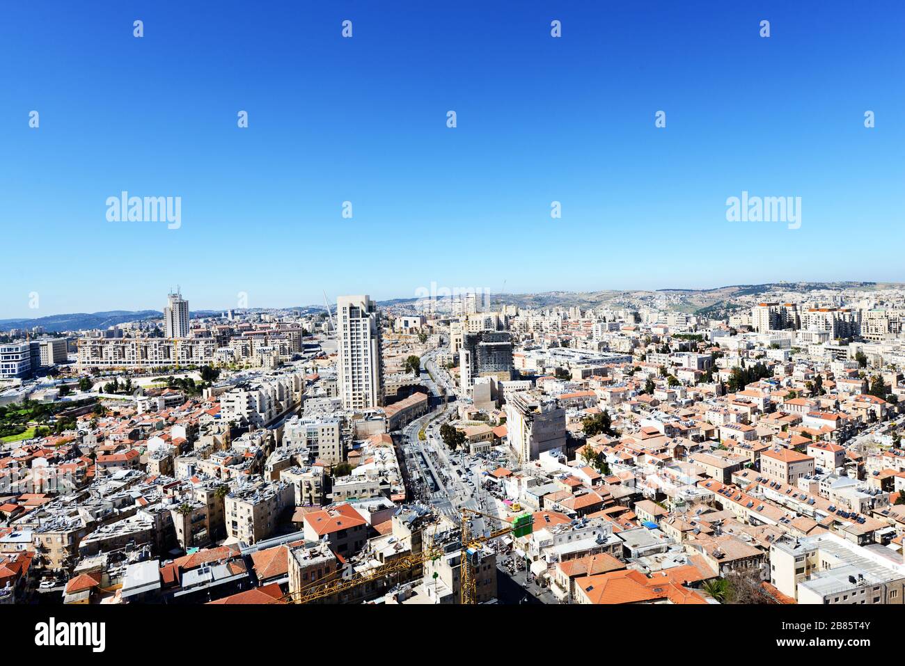 Jerusalem skyline hi-res stock photography and images - Alamy