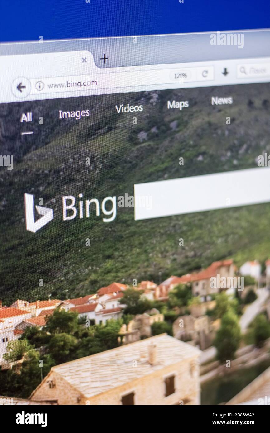 Bing search engine high resolution stock photography and images alamy