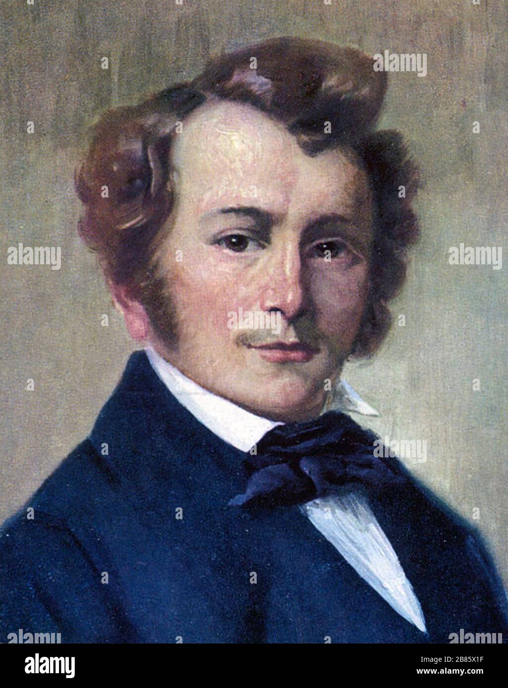 GUSTAV LORTZING (1801-1851) German composer Stock Photo