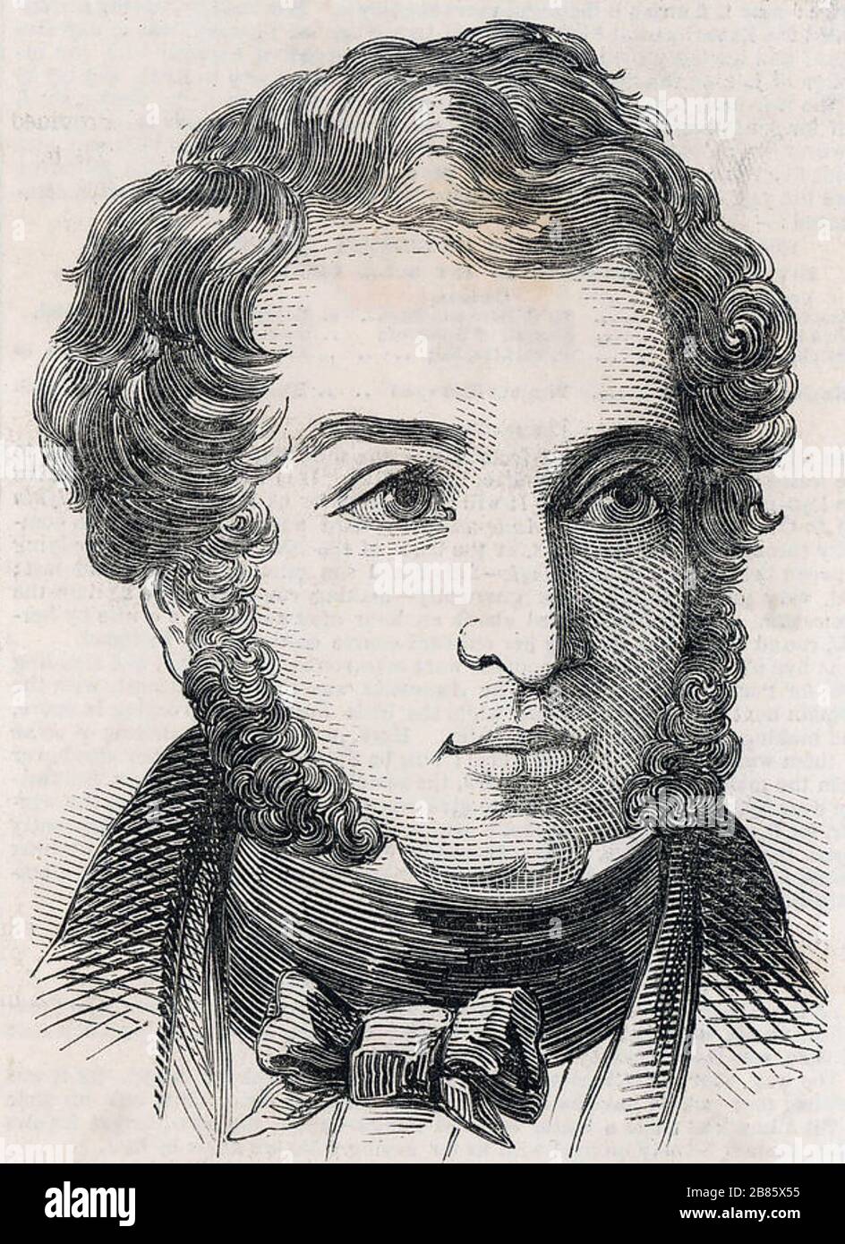 LIONEL de ROTHSCHILD (1808-1879) English banker, politician and philanthropist about 1835 Stock Photo
