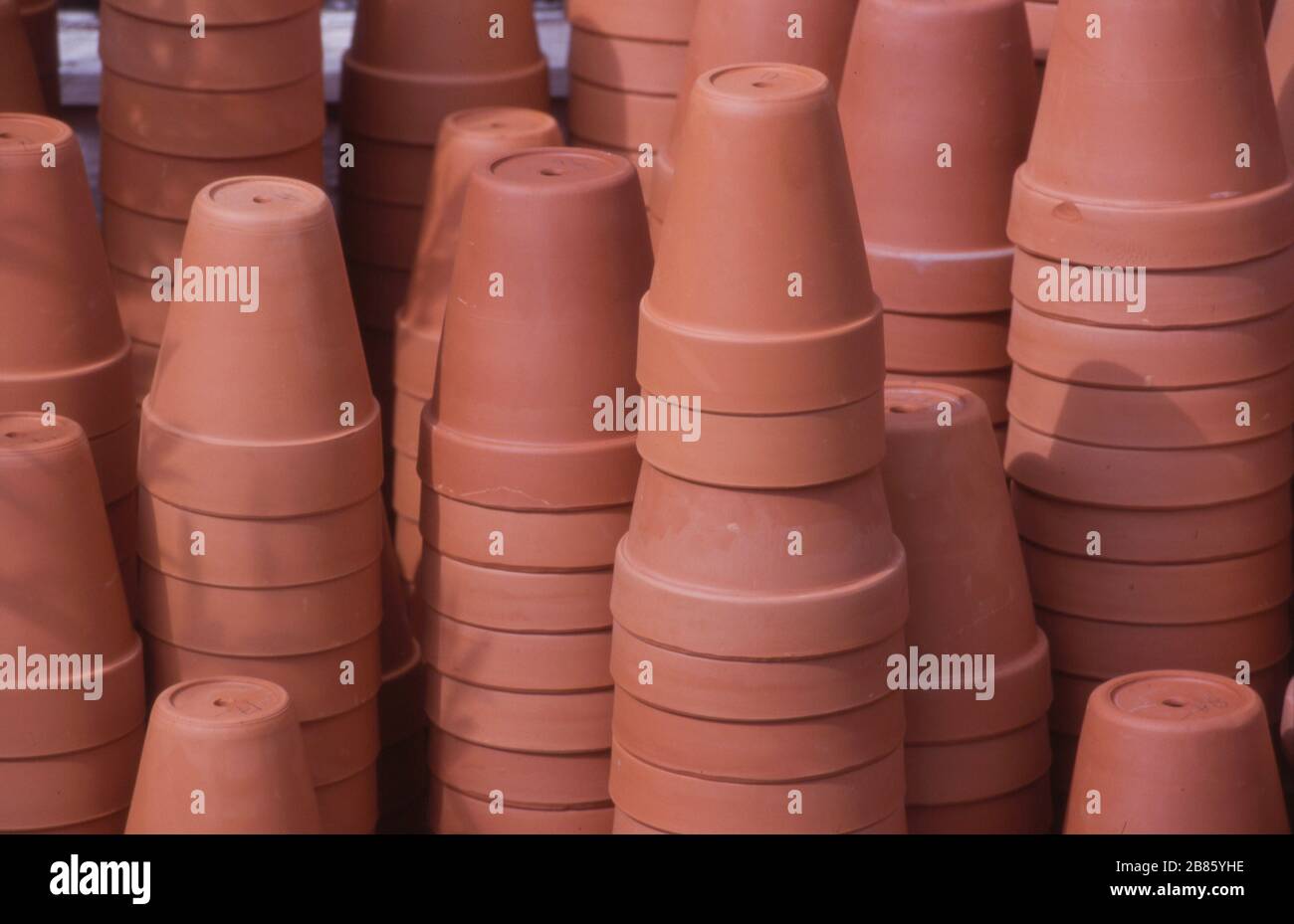 Terracotta pots for sale Stock Photo Alamy