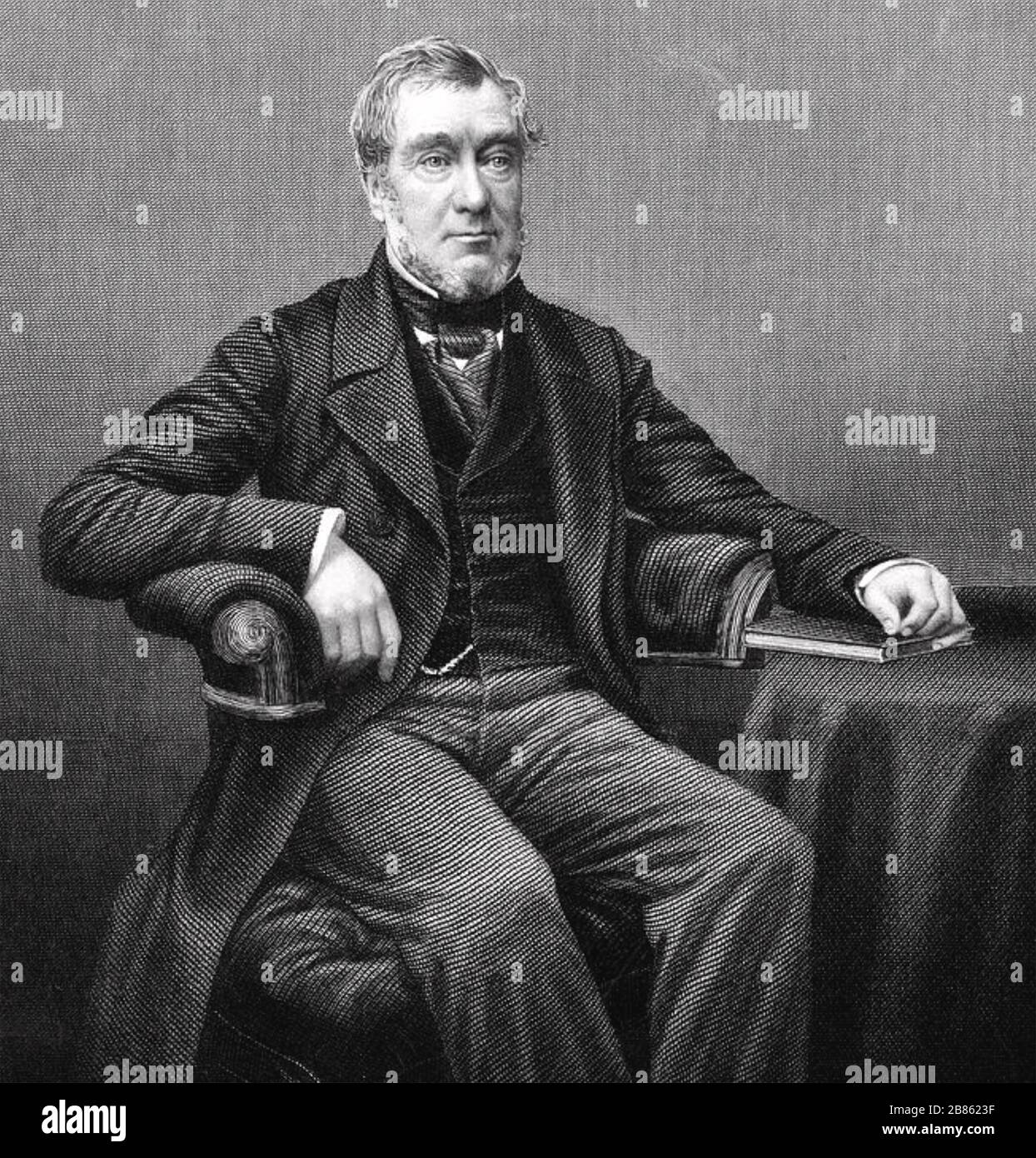 THOMAS BARING (1831-1891) British banker and Conservative politician Stock Photo