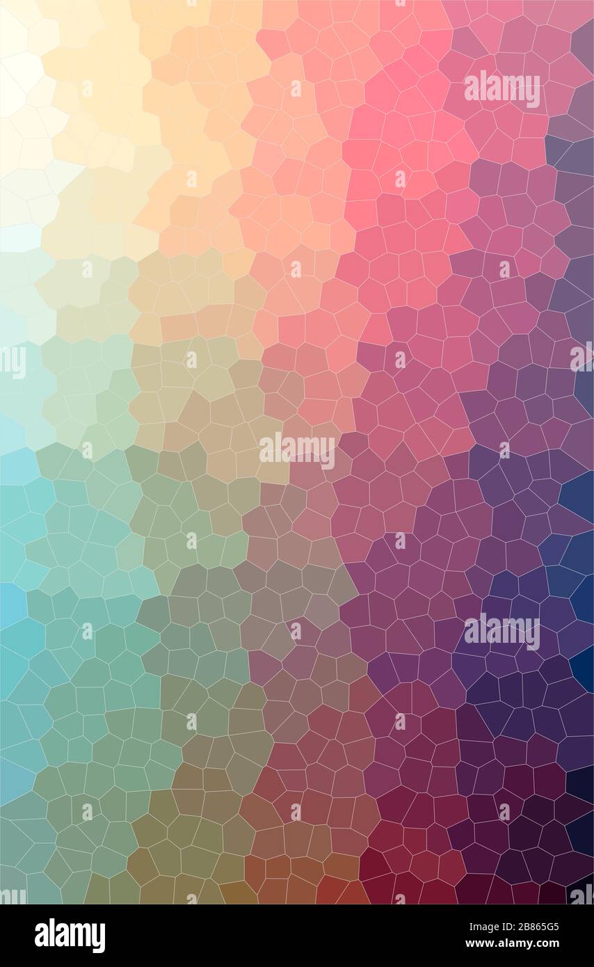 Abstract illustration of red Small Hexagon background Stock Photo - Alamy