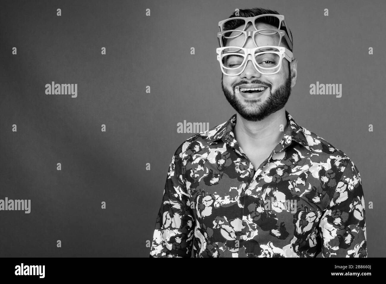 Indian guy funny Black and White Stock Photos & Images - Alamy