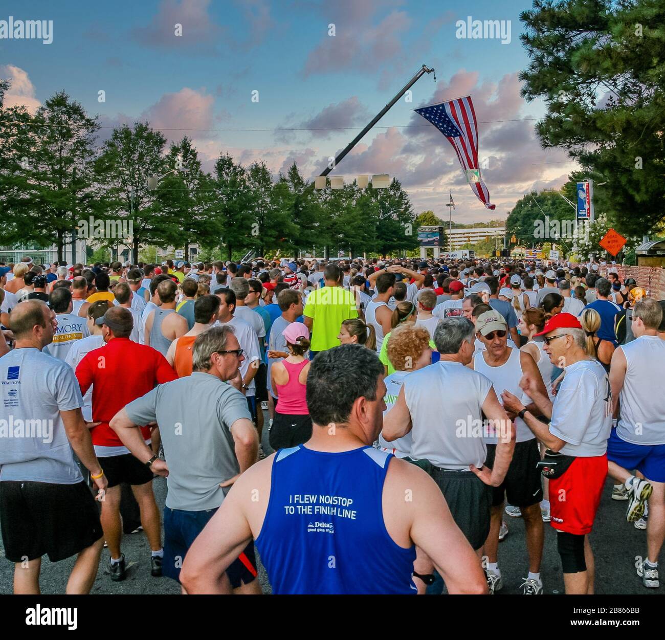 Peachtree Road Race Stock Photo Alamy