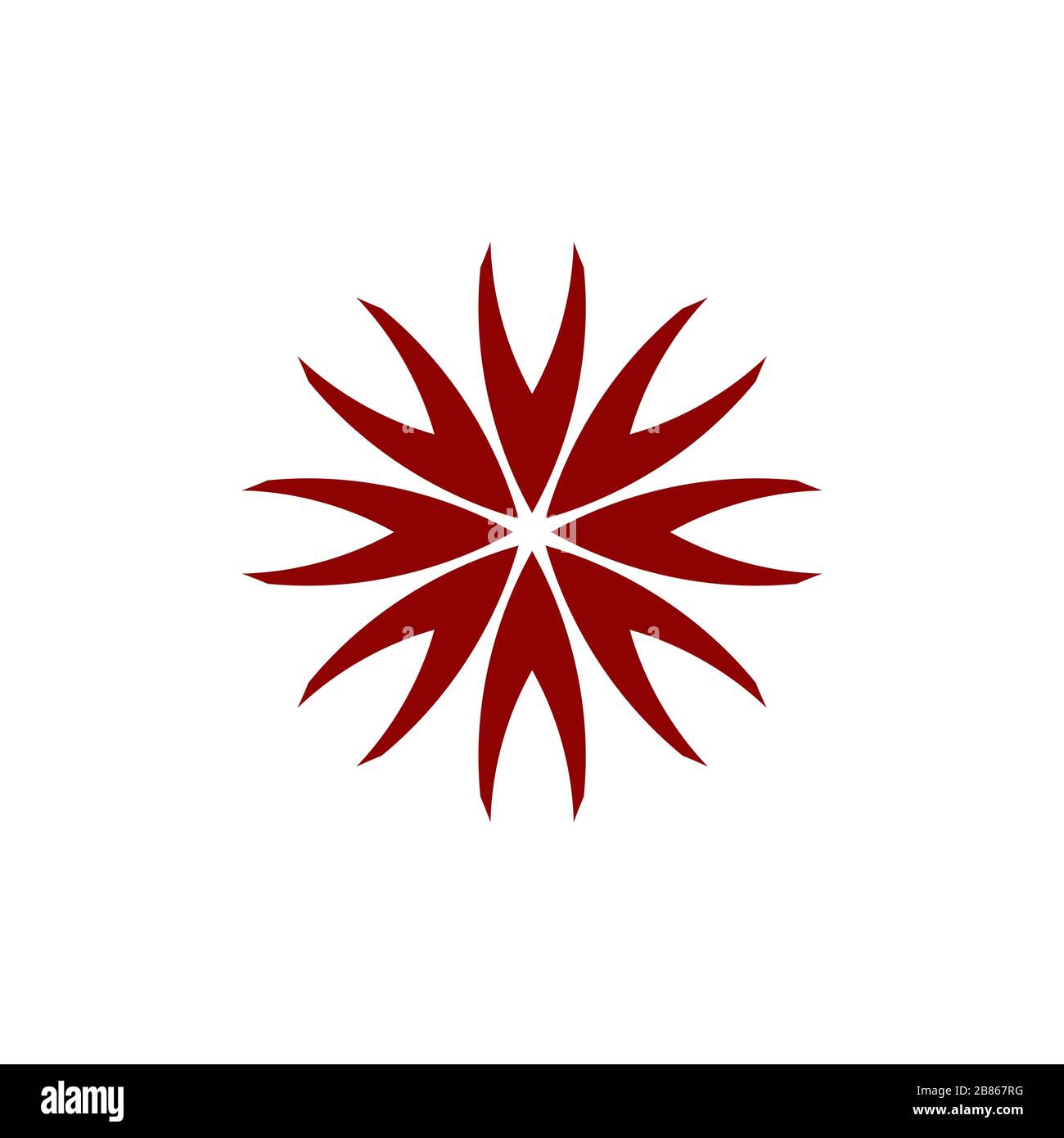 Ornamental Flower Logo Template Illustration Design. Vector EPS 10 ...