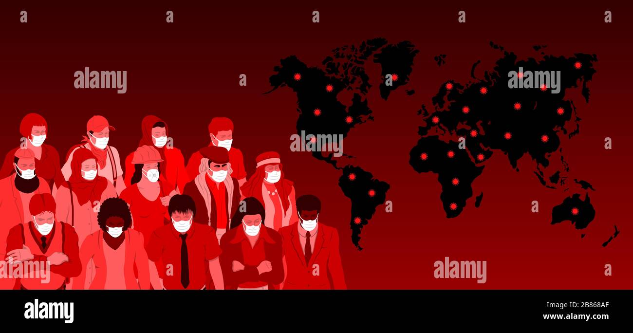Masked Global Map Map of races in europe Stock Vector Images - Alamy