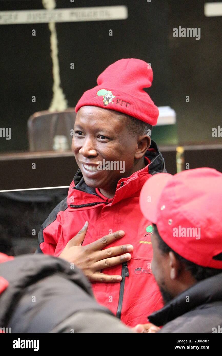 Julius Malema Stock Photo Alamy