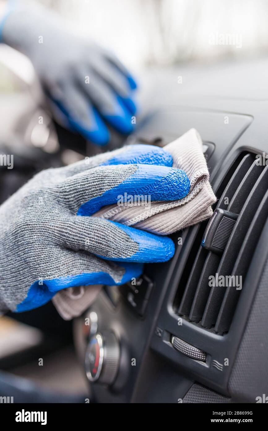 Cleaning dashboard car hires stock photography and images Alamy