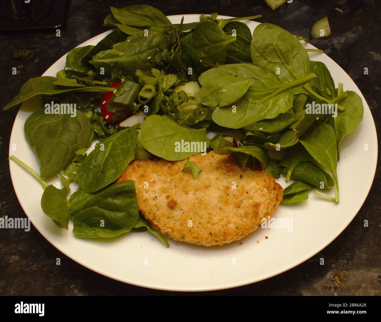 Chicken and spinach Stock Photo - Alamy