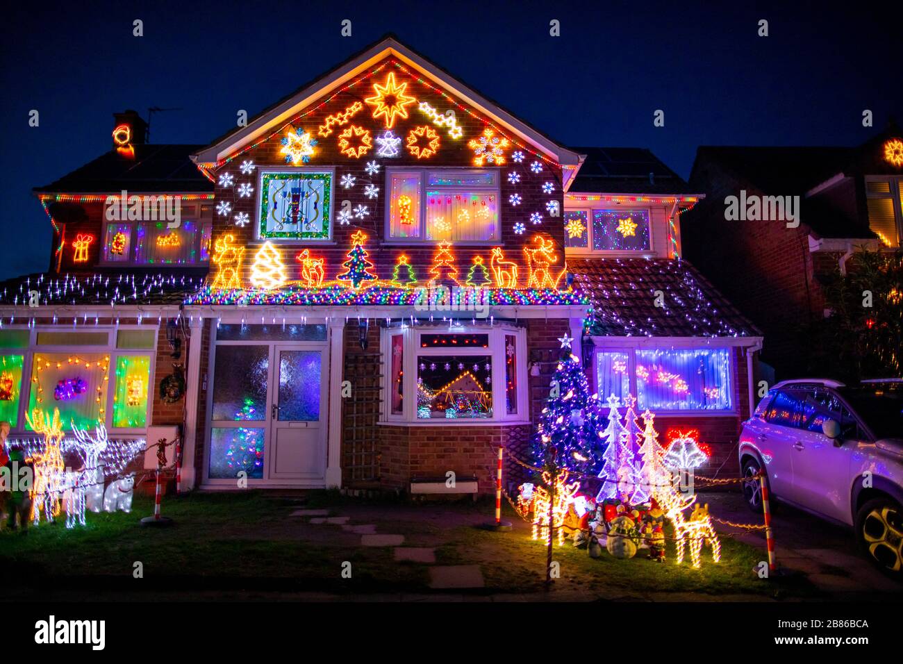 Trinity close christmas lights 2025