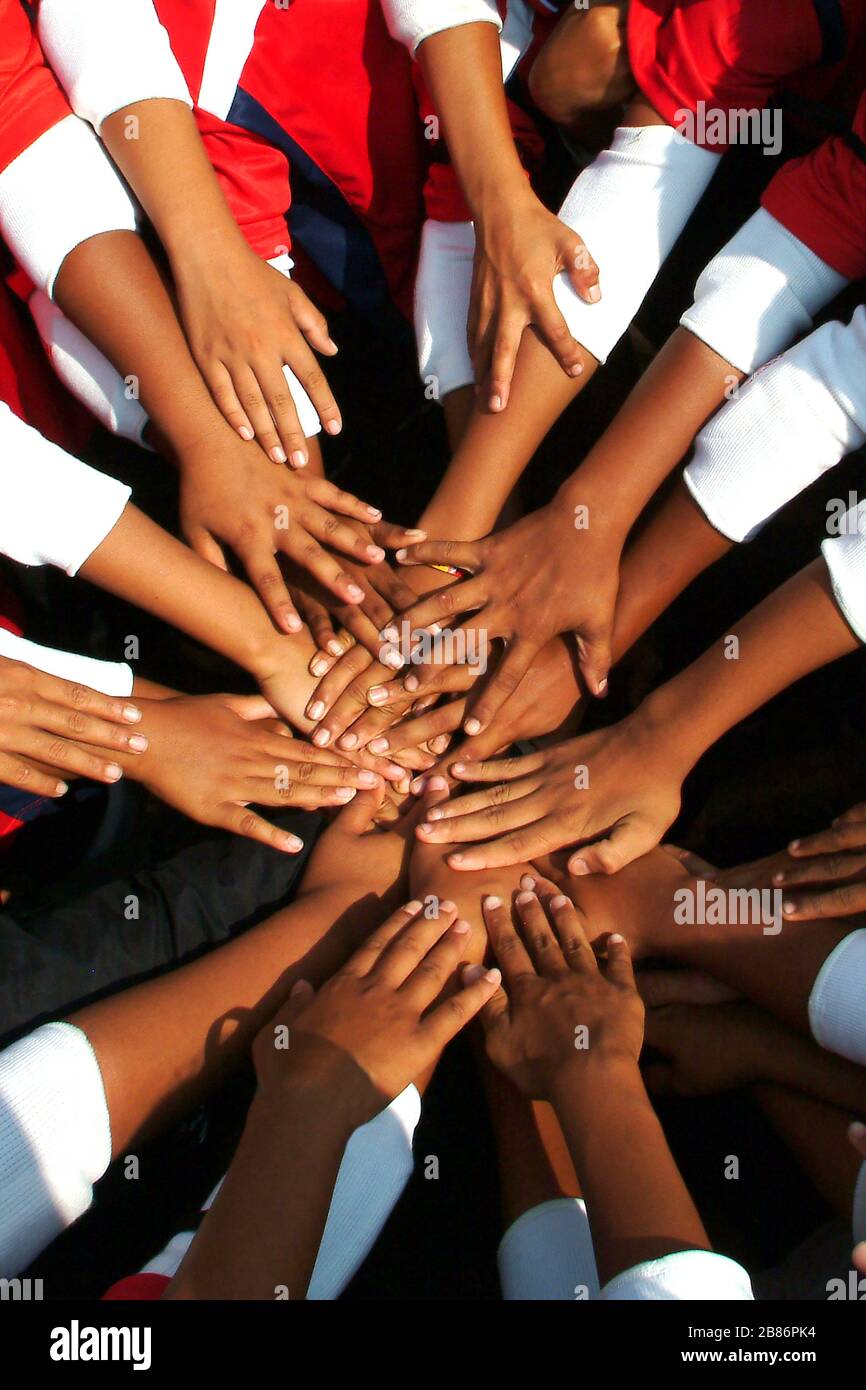 The unity of students and colleagues who complete activities and ...