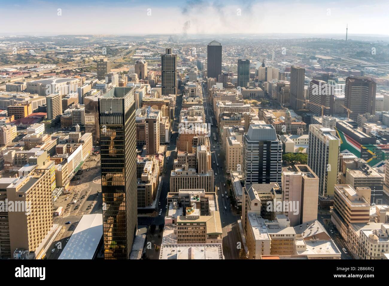Skyscrapers in downtown of Johannesburg, South Africa Stock Photo Alamy