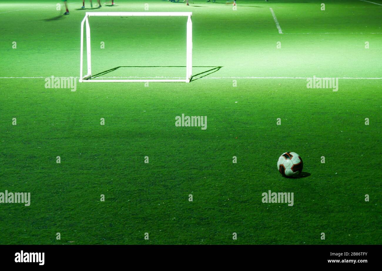 Soccer stadium goal post hi-res stock photography and images - Alamy