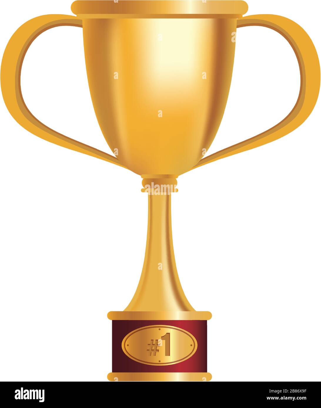 golden trophy cup award icon Stock Vector Image & Art - Alamy