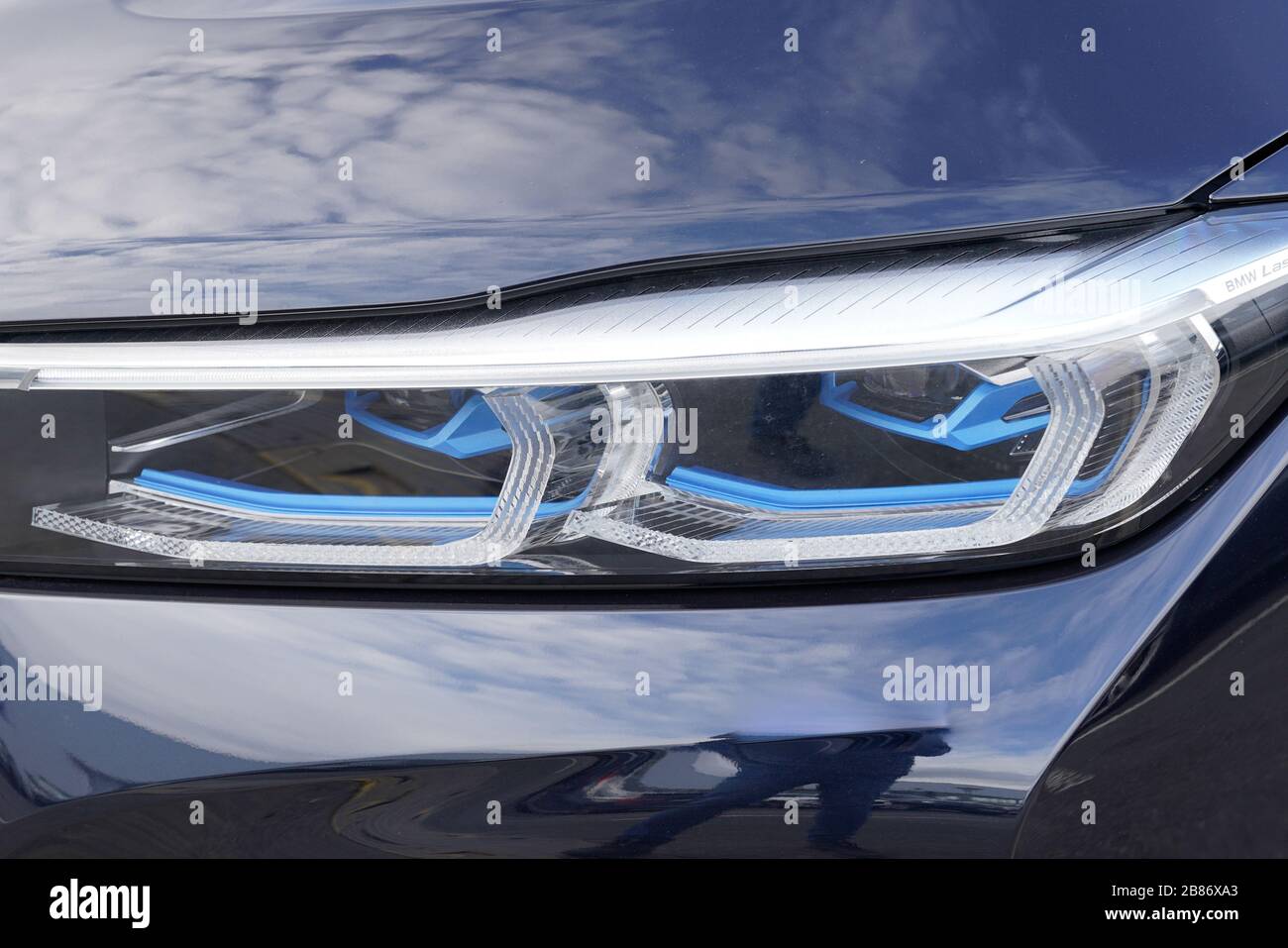 Bordeaux , Aquitaine / France - 02 01 2020 : BMW serie 7 X7 front led ...