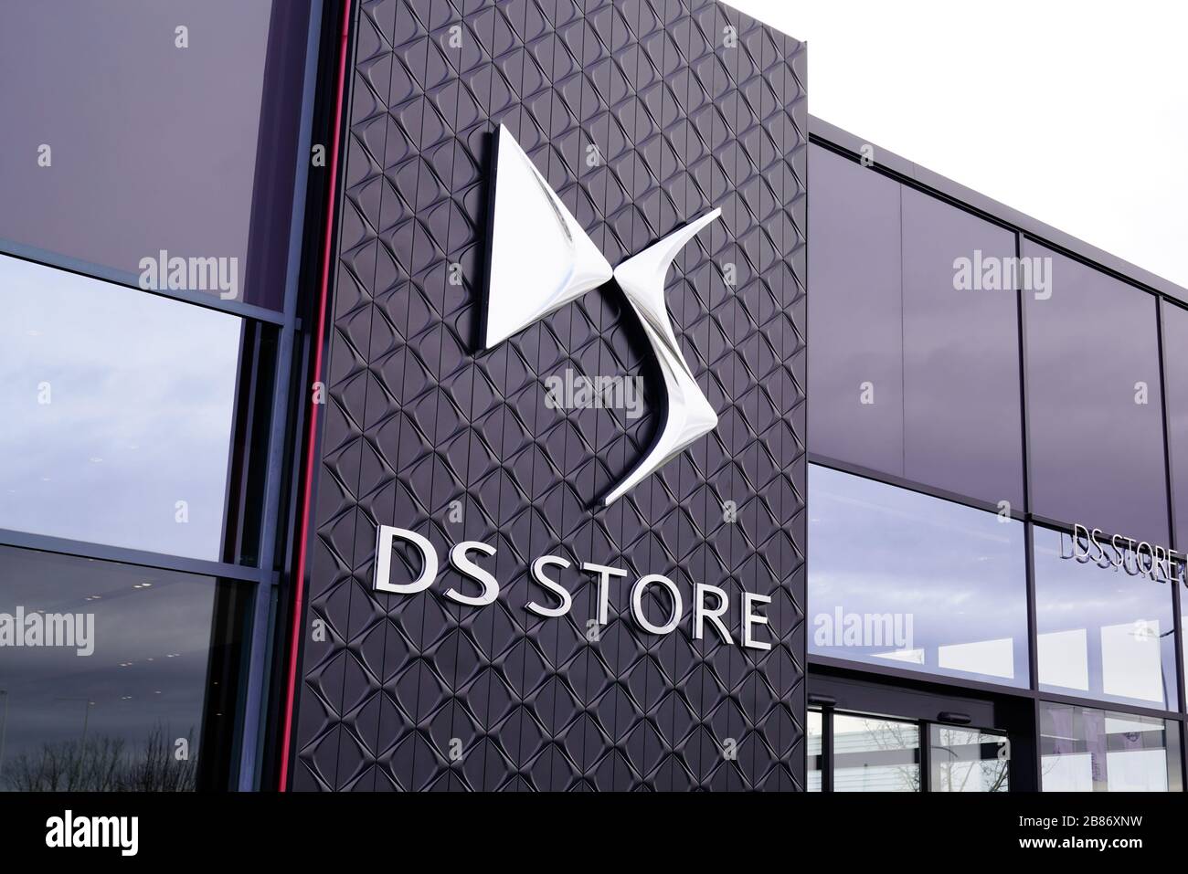 Bordeaux , Aquitaine / France - 01 15 2020 : DS store logo automobiles shop dealership sign shop French automobile manufacturer part of Groupe PSA Stock Photo