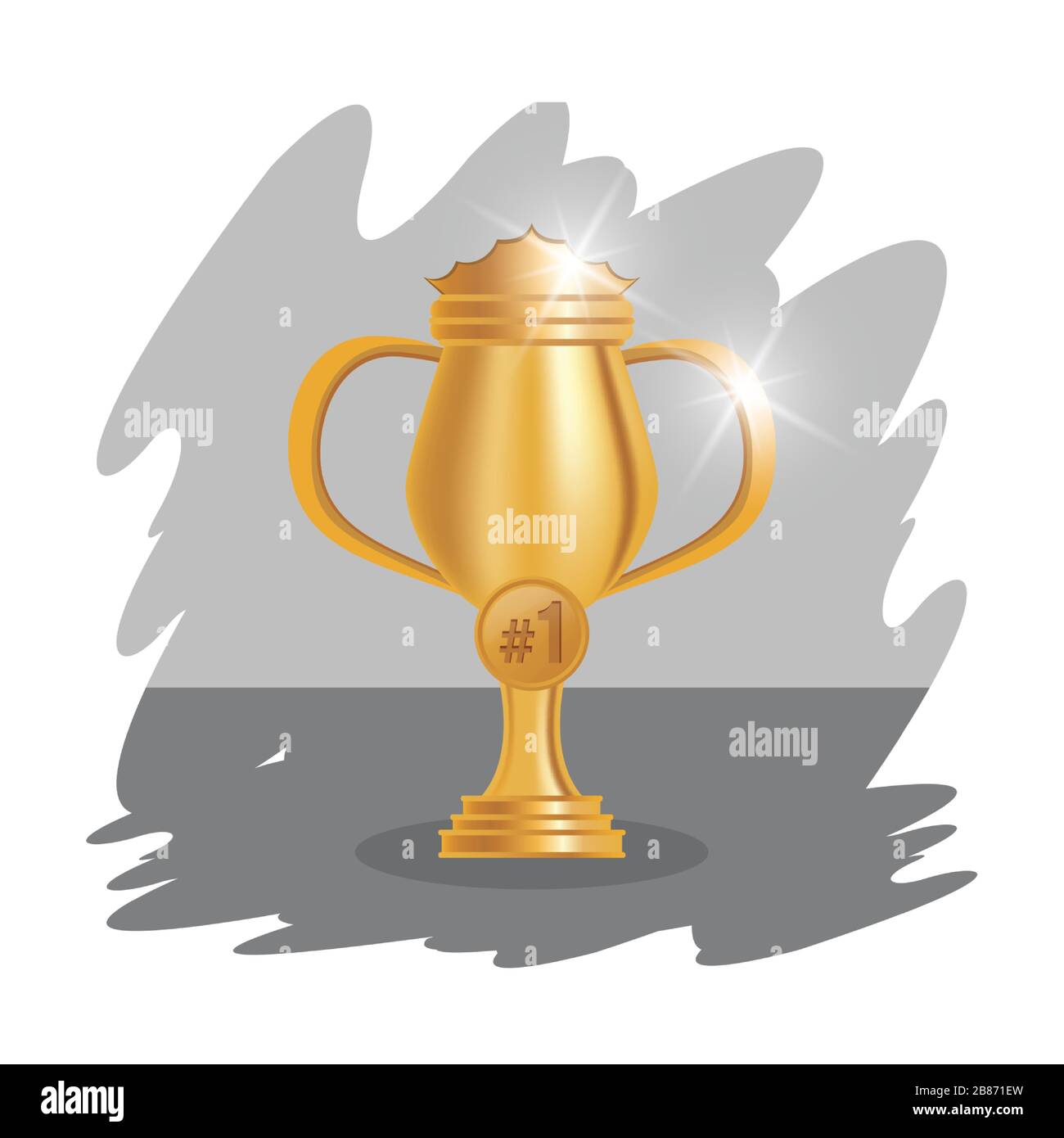 golden trophy cup award icon Stock Vector Image & Art - Alamy