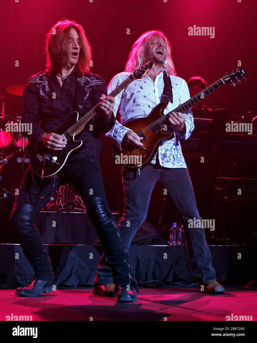 Former Styx band member Dennis DeYoung performs at the Seminole Hard Rock Live Arena in
