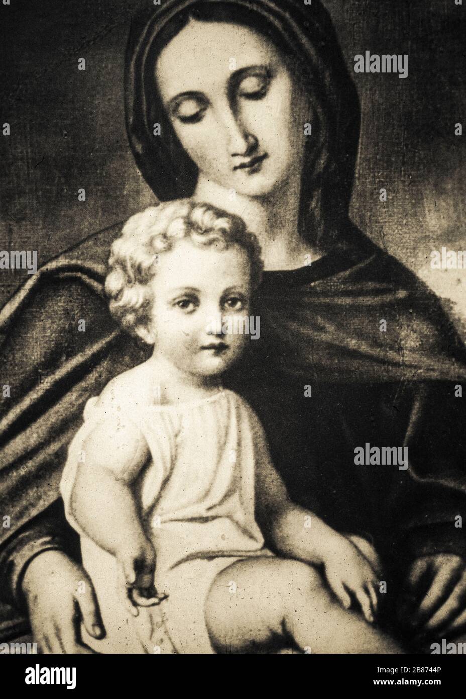 madonna with child, house of santa maria goretti, Ferriere di Conca ...