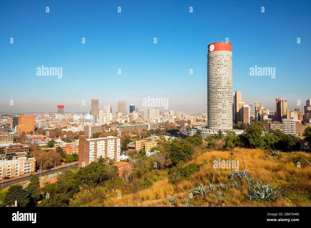 Architecture of downtown of Johannesburg, South Africa Stock Photo