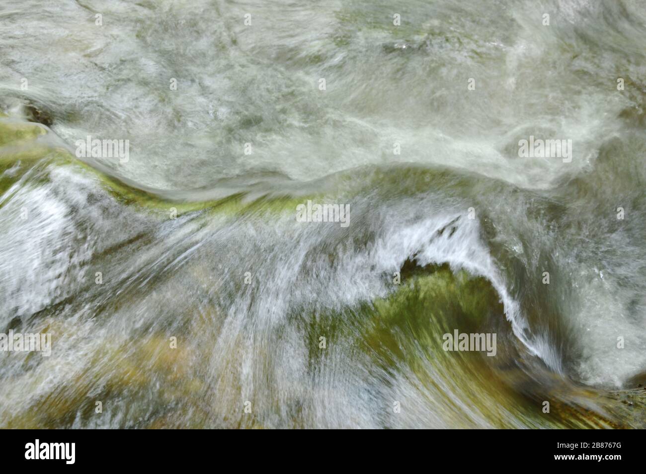 river flowing on cataract and water splashing Stock Photo - Alamy