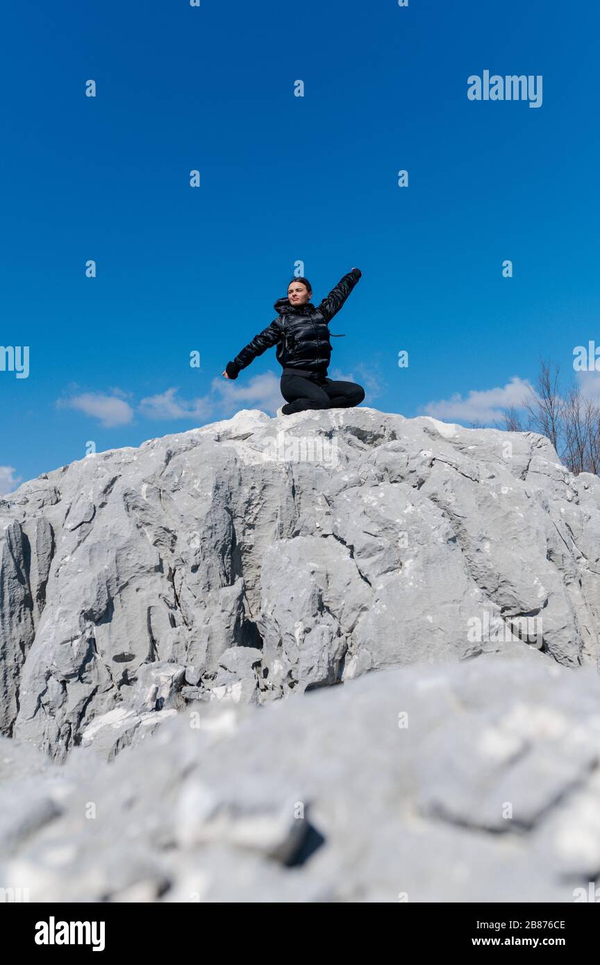 Girl wide open hi-res stock photography and images - Alamy