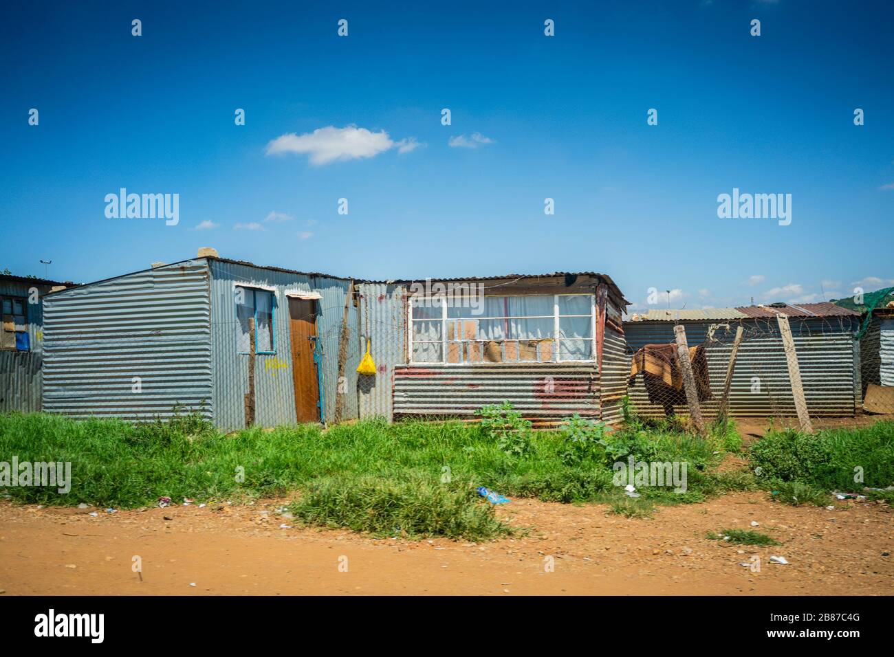 The Johannesburg township of Soweto Stock Photo