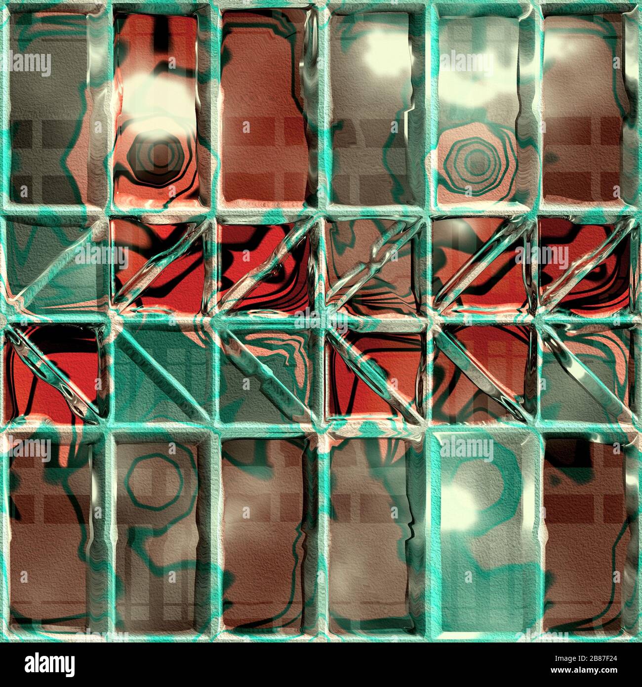 3D rendering color combo creative graphics backgrpound with glass ...