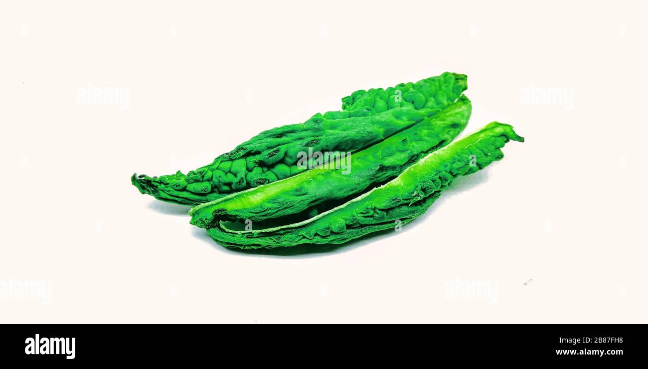 A picture of bitter melon Stock Photo Alamy