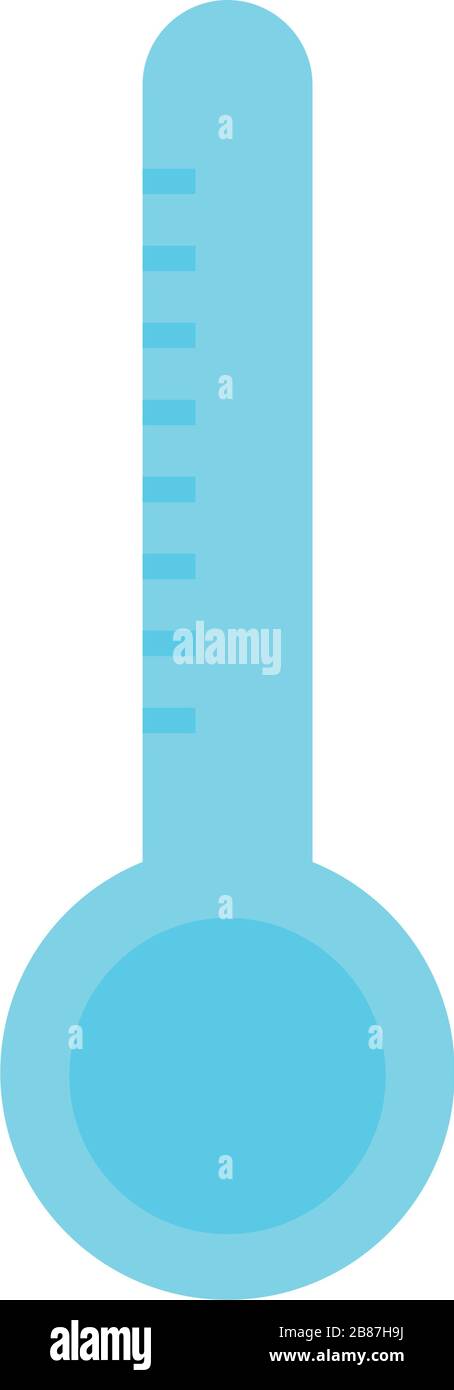 Isolated thermometer flat style icon vector design Stock Vector Image ...