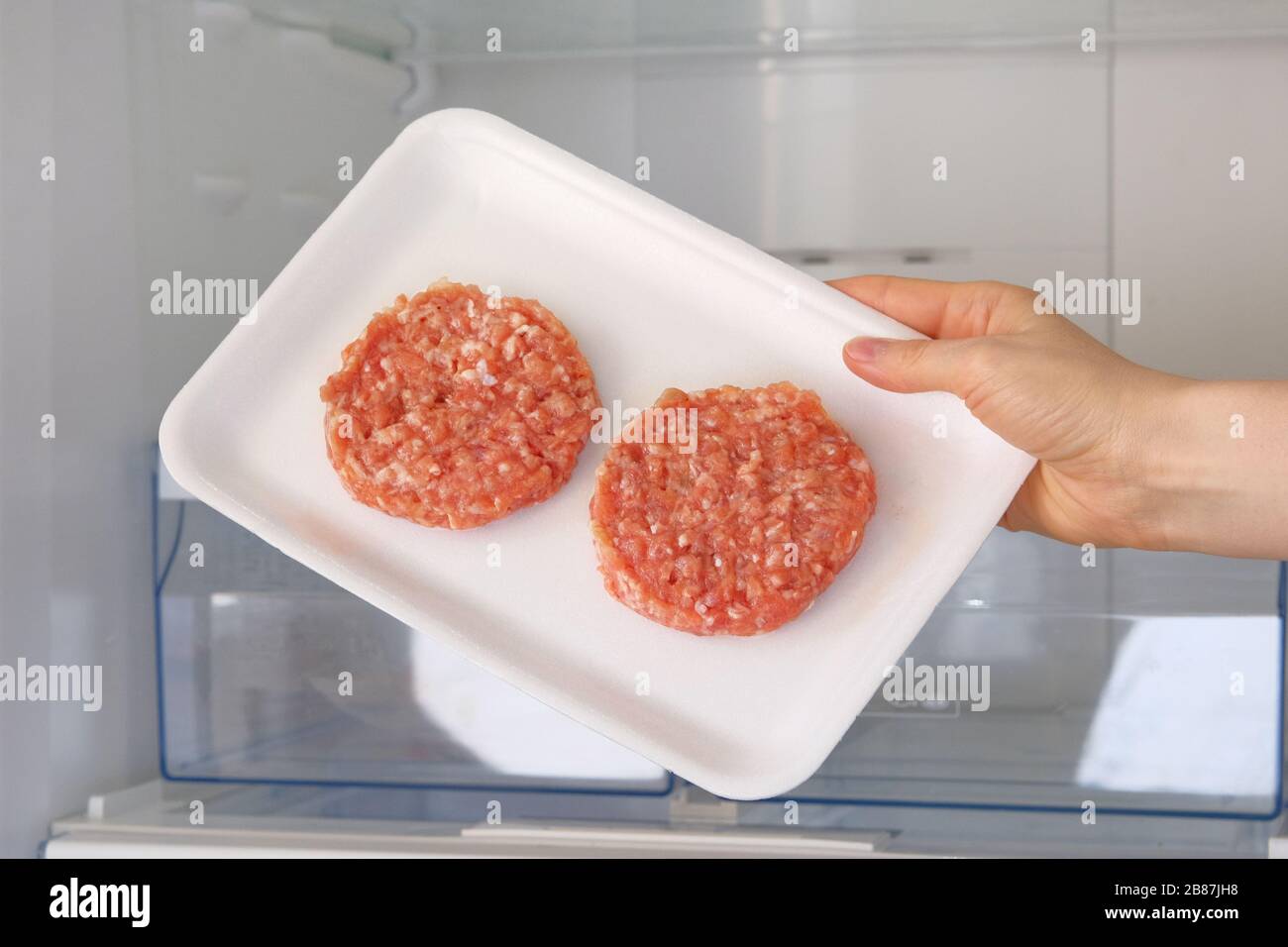 Raw burger meat hires stock photography and images Alamy