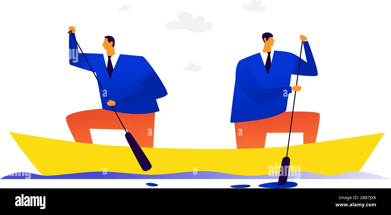 Boat leaders Stock Vector Images - Alamy
