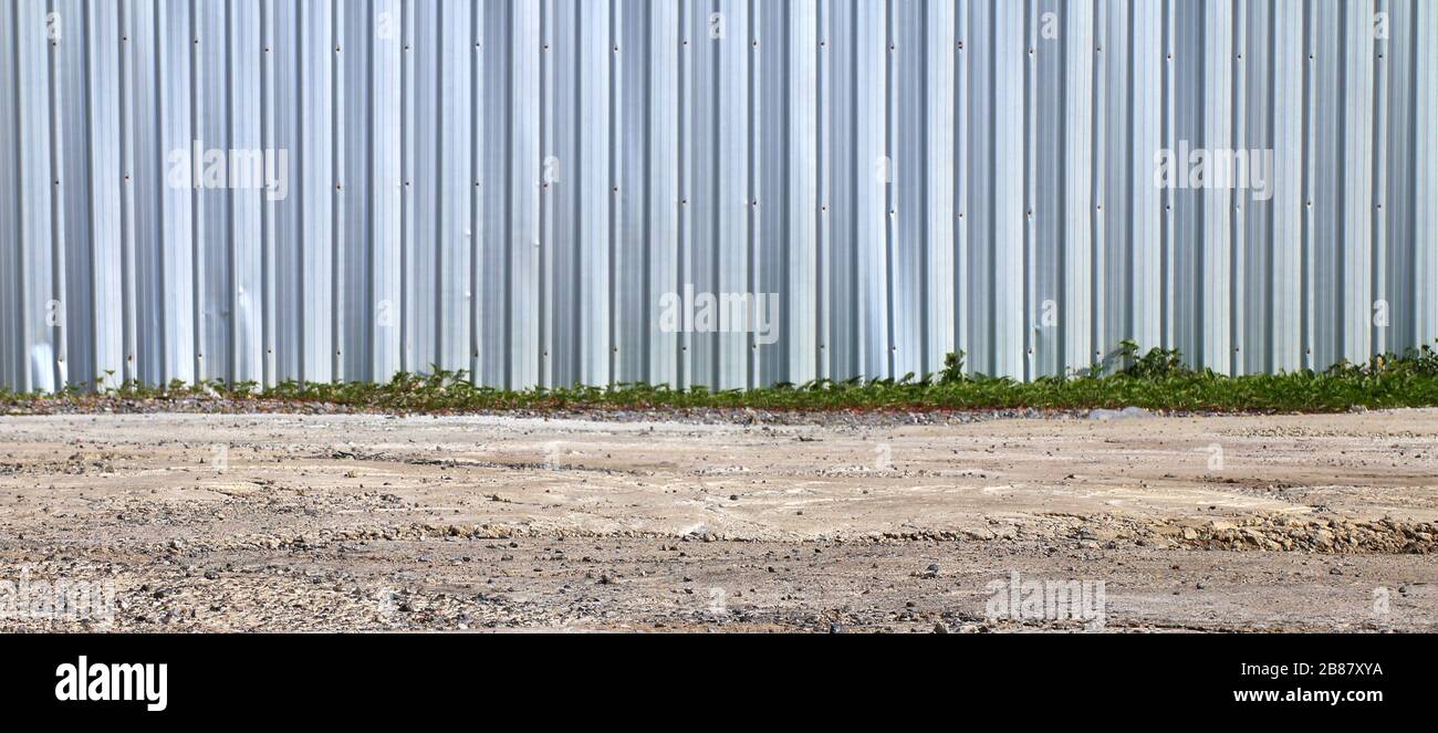 Fence zinc, Fence wall and ground, Wall Metal, Steel, stainless, zinc